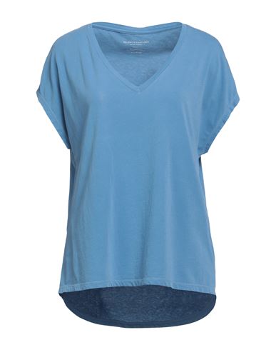 Majestic Filatures Woman T-shirt Light Blue Size 1 Cotton, Elastane