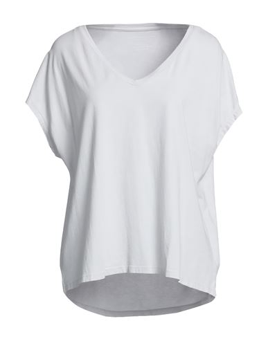Majestic Filatures Woman T-shirt Light Grey Size 3 Cotton, Elastane