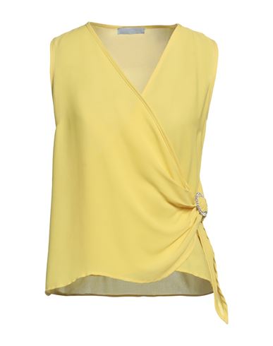 Fly Girl Woman Top Yellow Size S Polyester