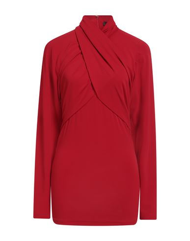 Isabel Marant Woman Top Red Size 10 Acetate, Polyamide, Elastane In Red