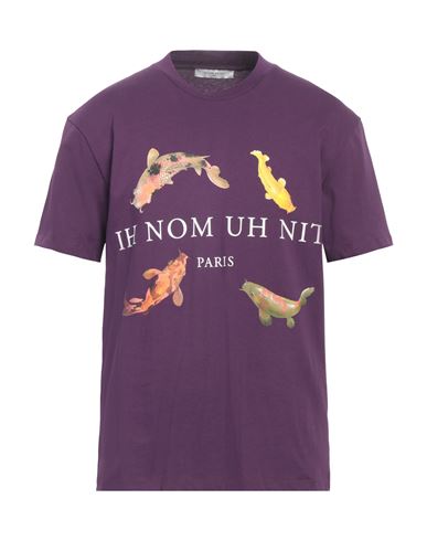 Ih Nom Uh Nit Man T-shirt Deep Purple Size Xl Cotton, Elastane