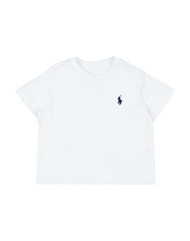 Polo Ralph Lauren Babies'  Newborn Boy T-shirt White Size 3 Cotton
