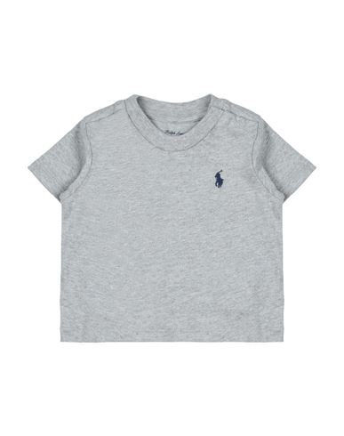 Polo Ralph Lauren Babies'  Newborn Boy T-shirt Light Grey Size 3 Cotton