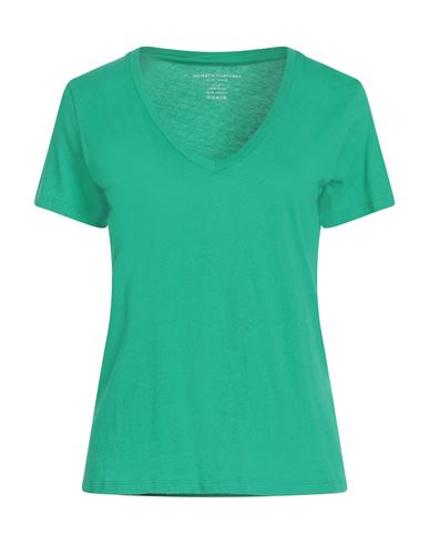 Majestic Filatures Woman T-shirt Green Size 1 Cotton