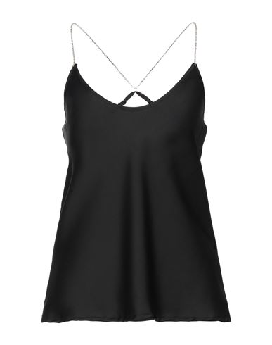 Le Sarte Del Sole Woman Top Black Size L Polyester In Black