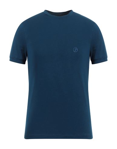 Giorgio Armani Man T-shirt Deep Jade Size 50 Viscose, Elastane In Green