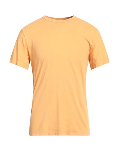 James Perse Man T-shirt Ocher Size 3 Cotton In Yellow