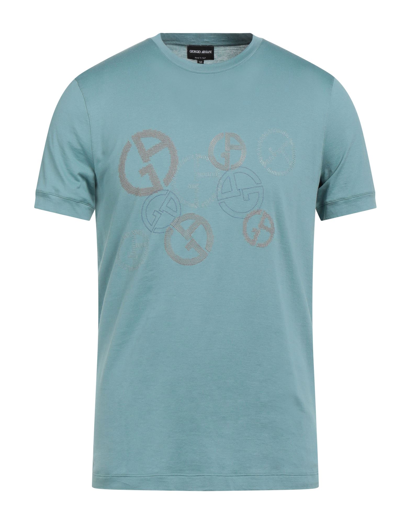 Giorgio Armani T-shirts In Slate Blue