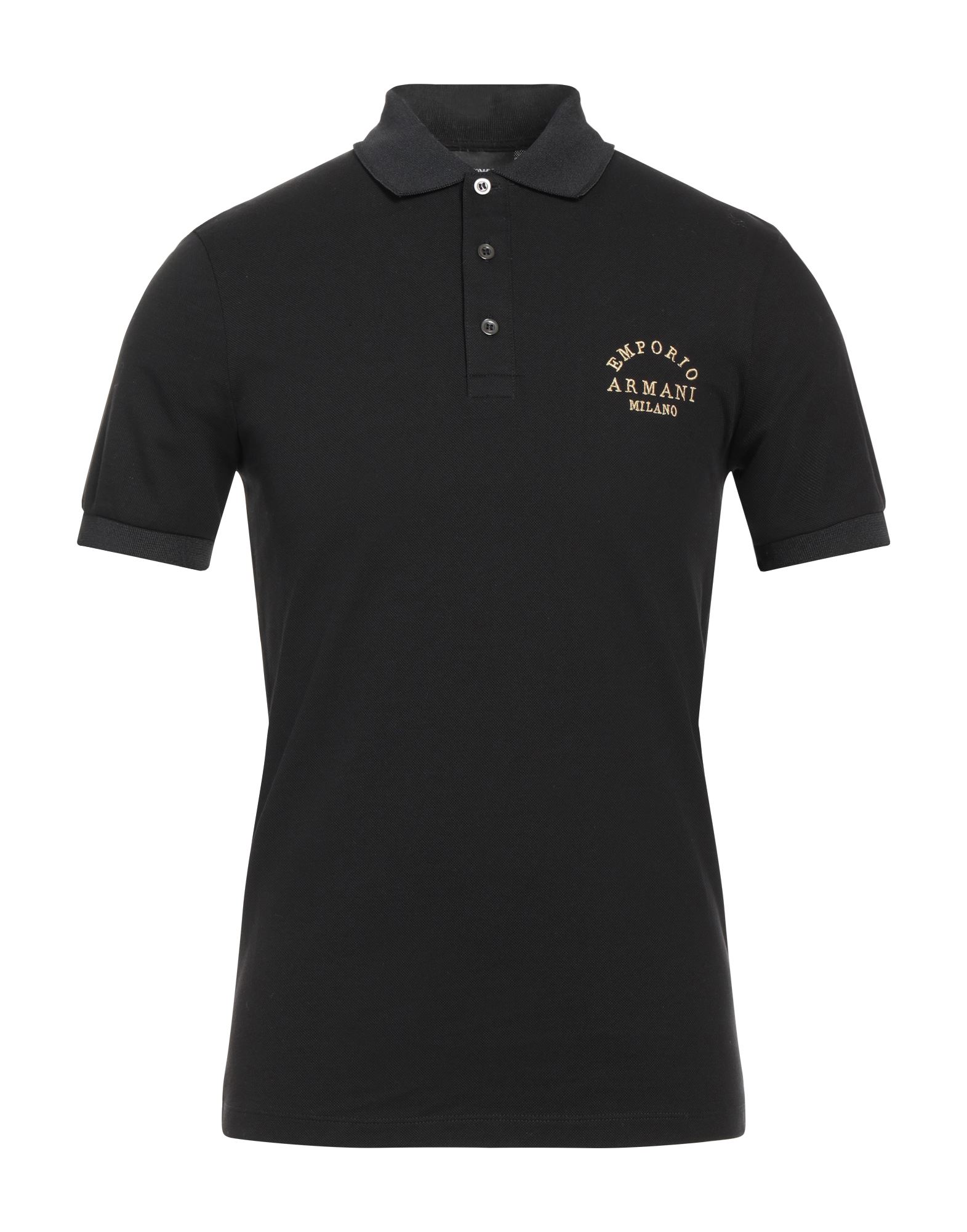 Emporio Armani Polo Shirts In Black