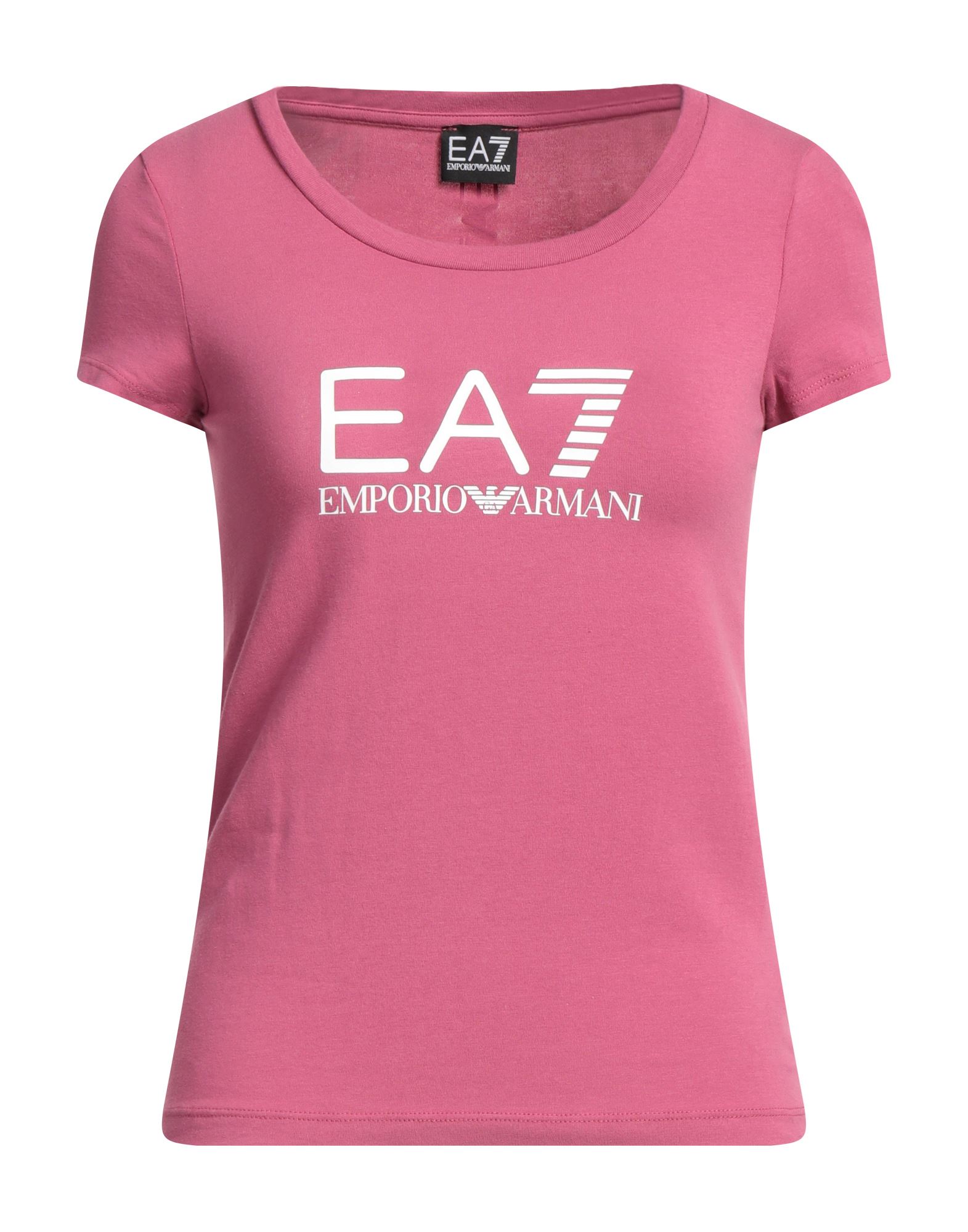 Ea7 T-shirts In Magenta
