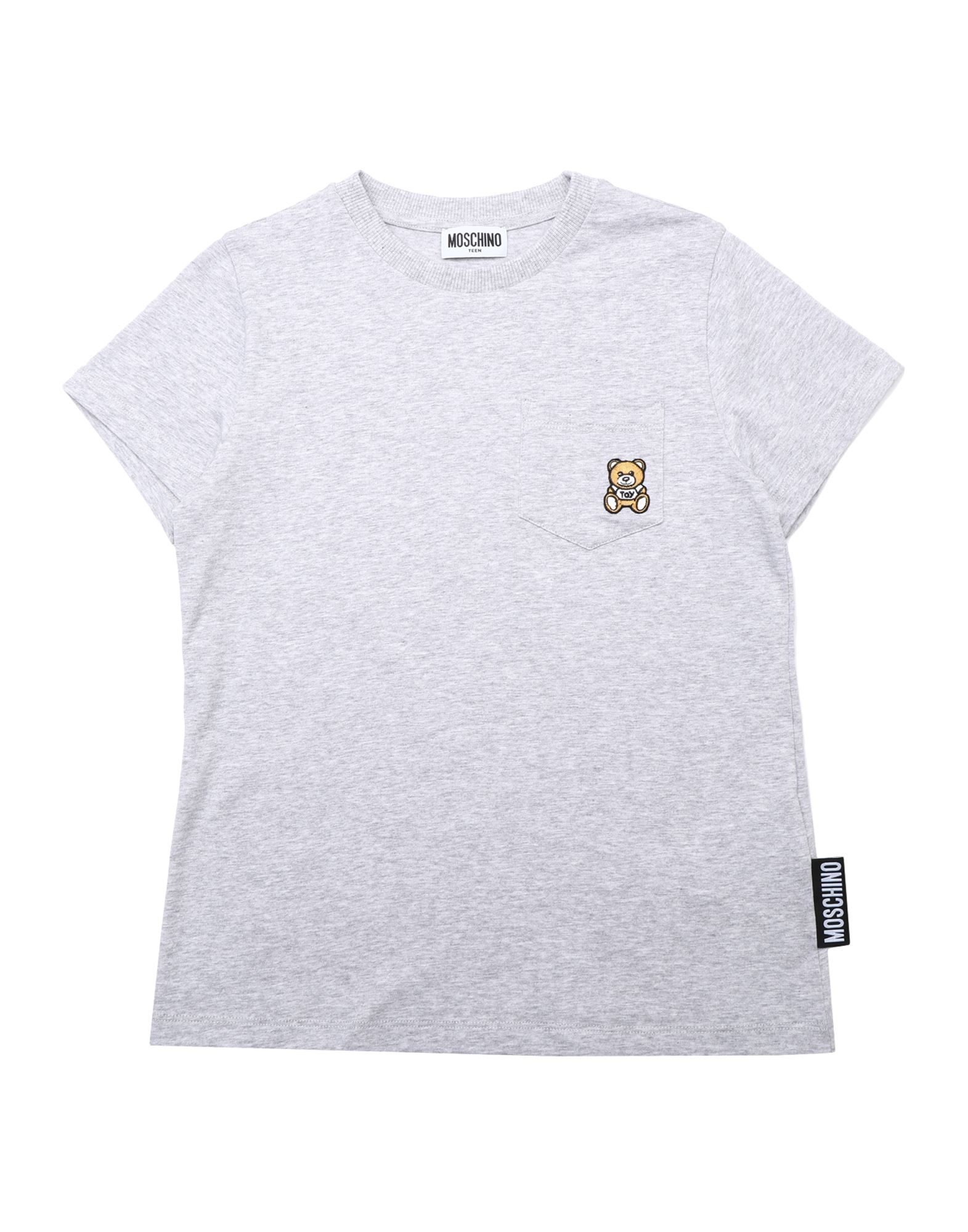 Moschino Teen T-shirts In Grey