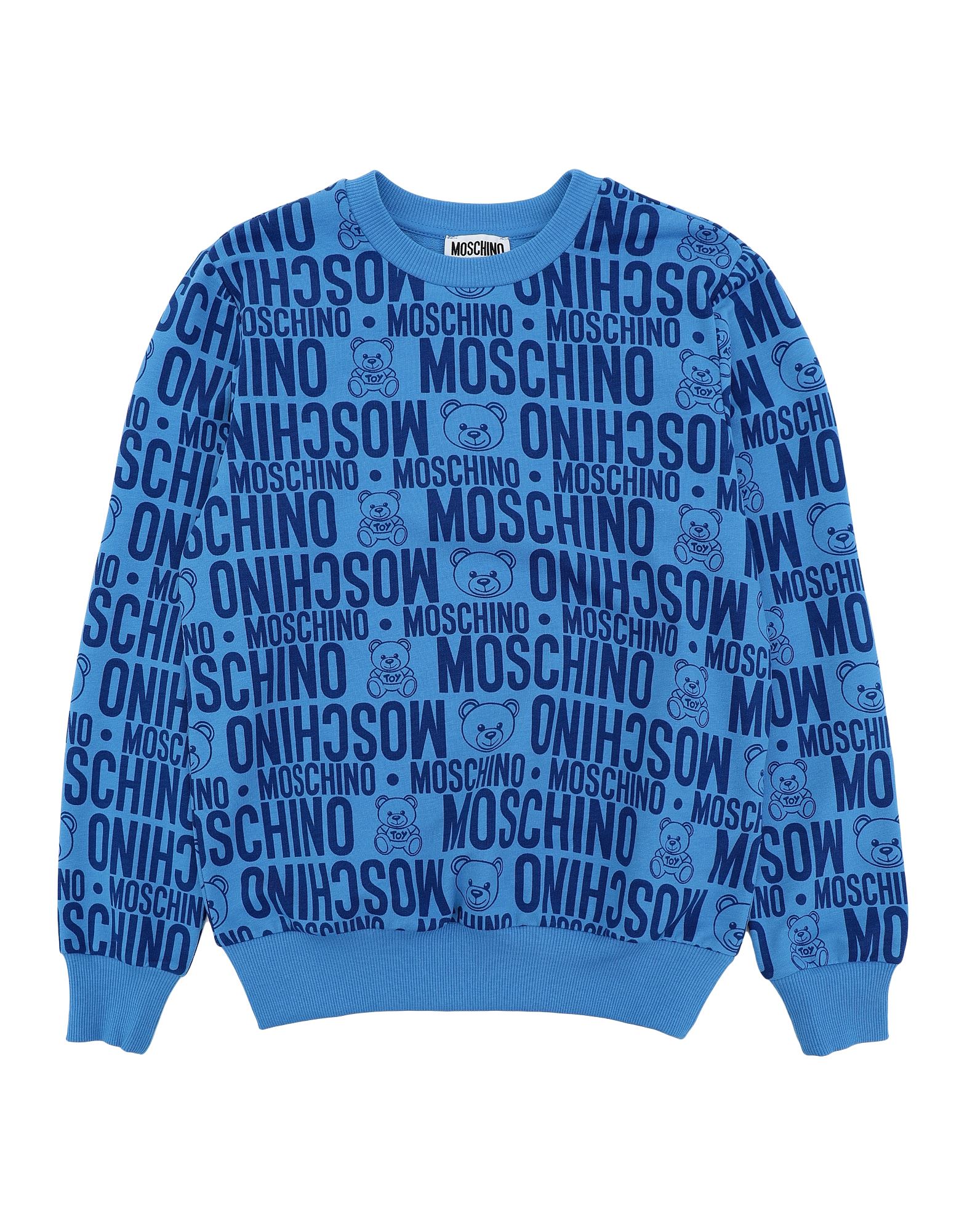 Moschino Teen Sweatshirts In Blue