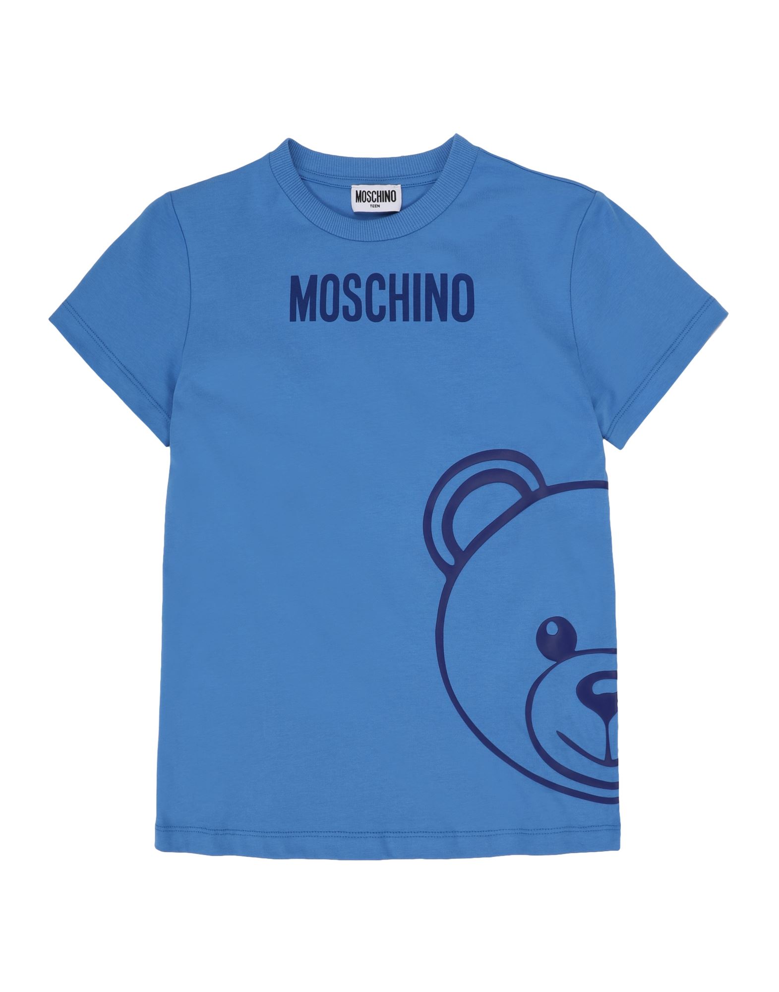 Moschino Teen T-shirts In Azure