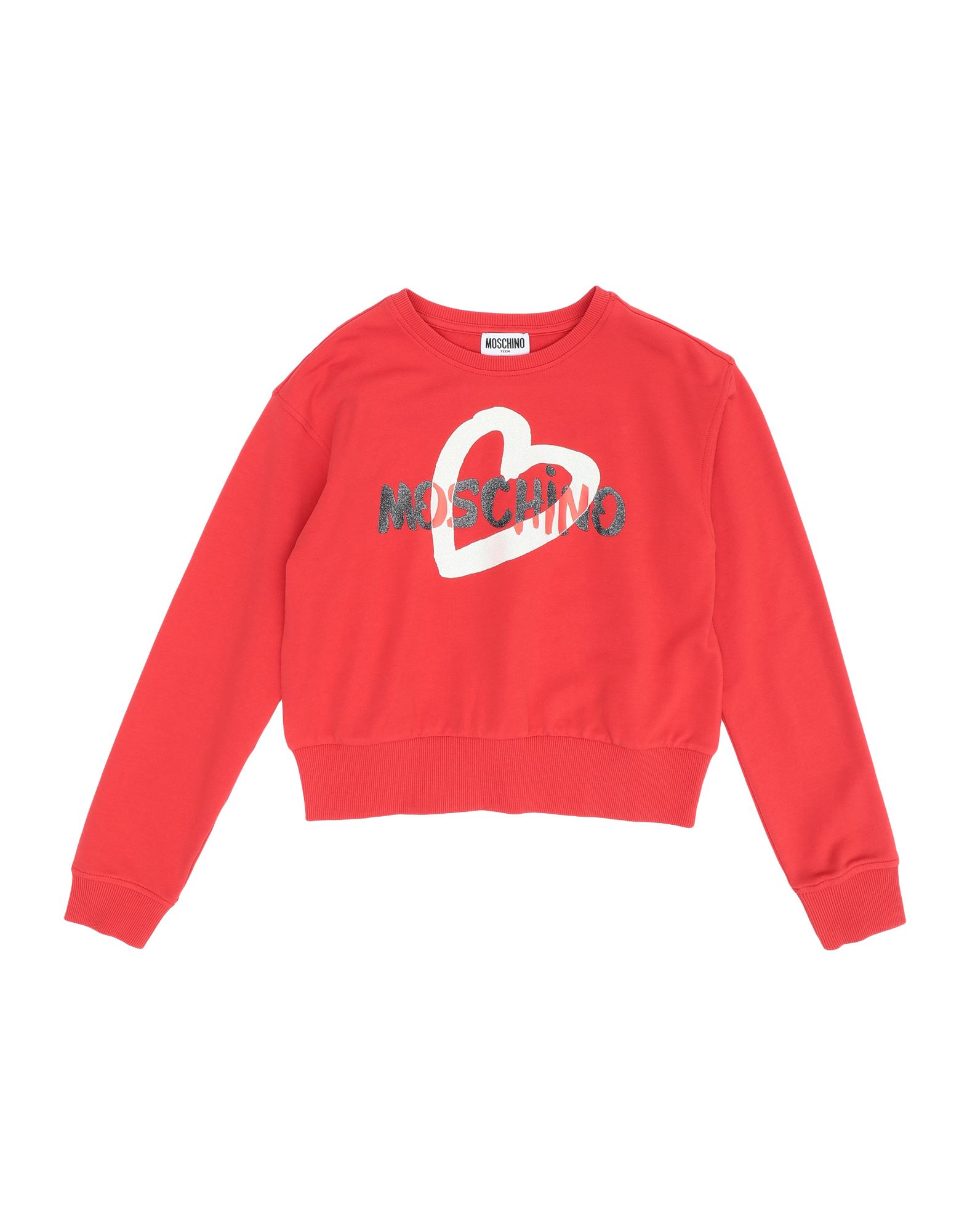 Moschino Teen Sweatshirts In Red