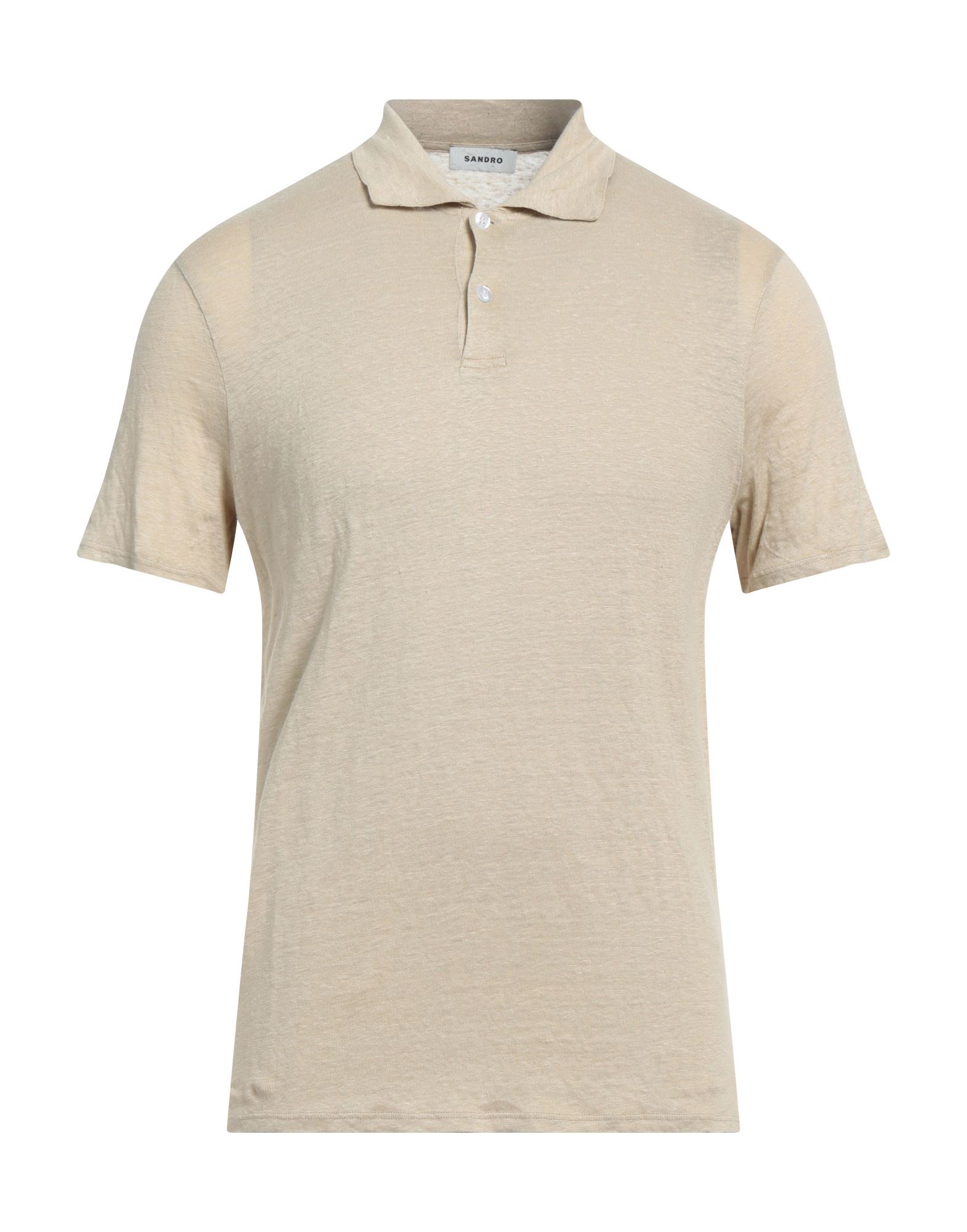 Sandro Polo Shirts In Beige