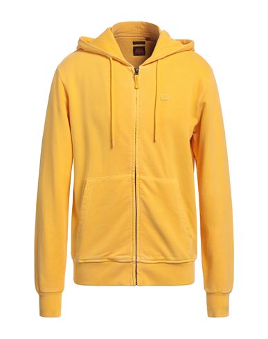 Sundek Man Sweatshirt Yellow Size Xs Cotton