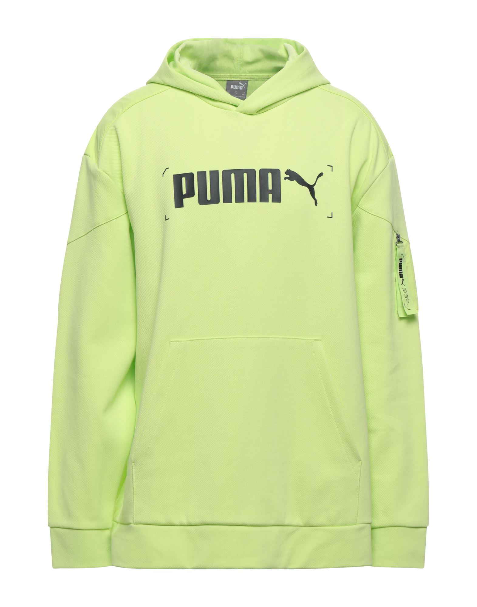 《セール開催中》PUMA メンズ スウェットシャツ ビタミングリーン XL コットン 72% / ポリエステル 28% / ナイロン