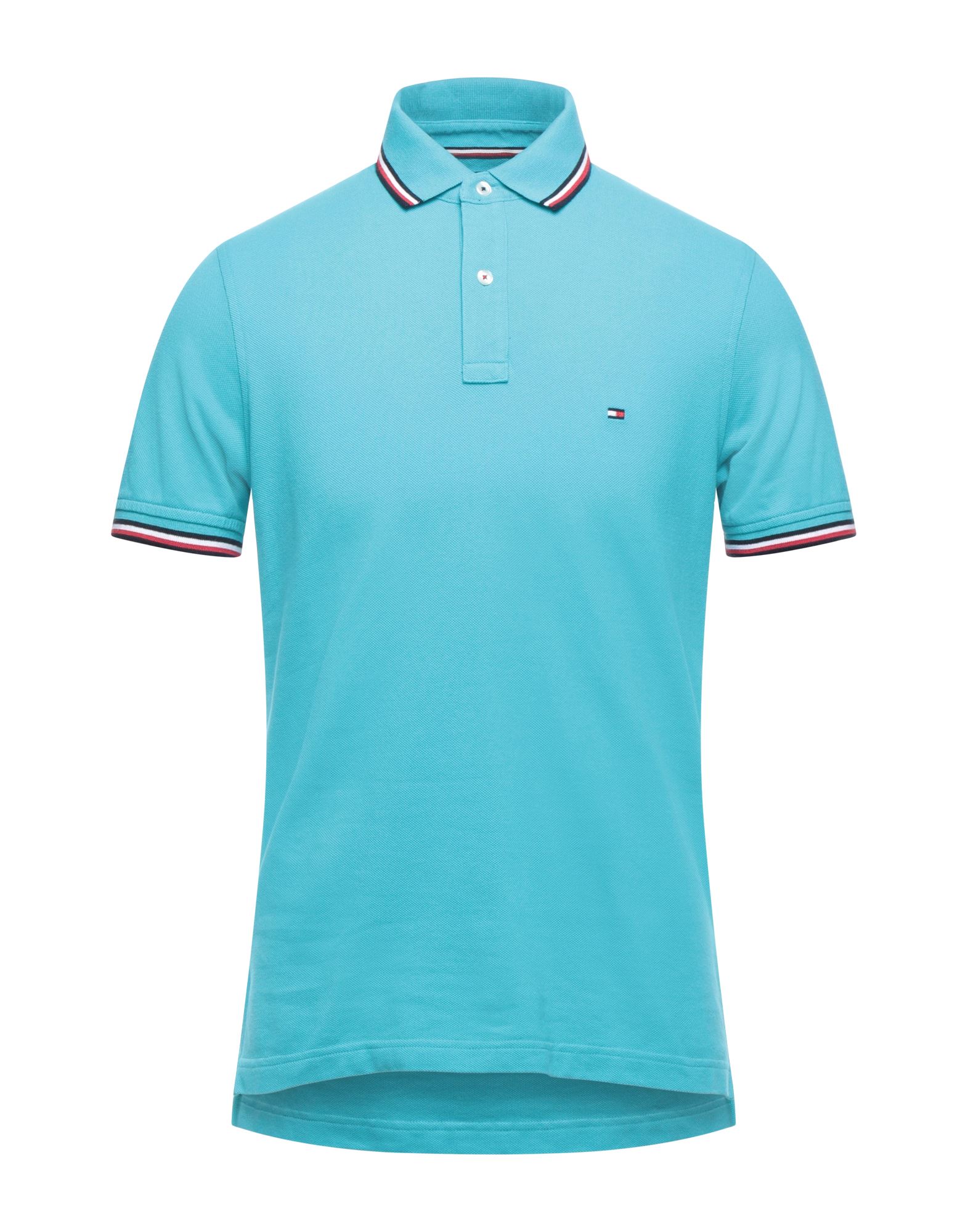 tommy hilfiger polo turquoise