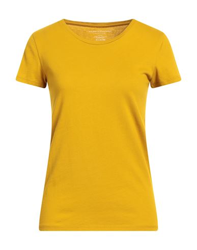 Majestic Filatures Woman T-shirt Ocher Size 1 Cotton In Yellow