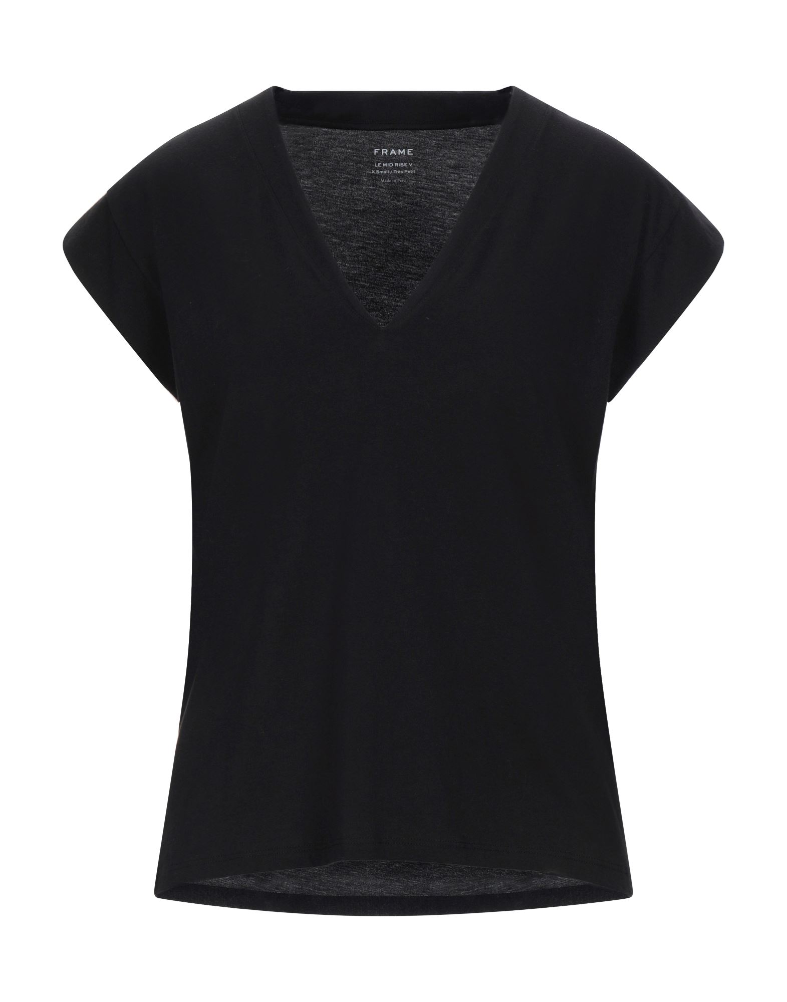 Shop Frame Woman T-shirt Black Size M Supima Cotton