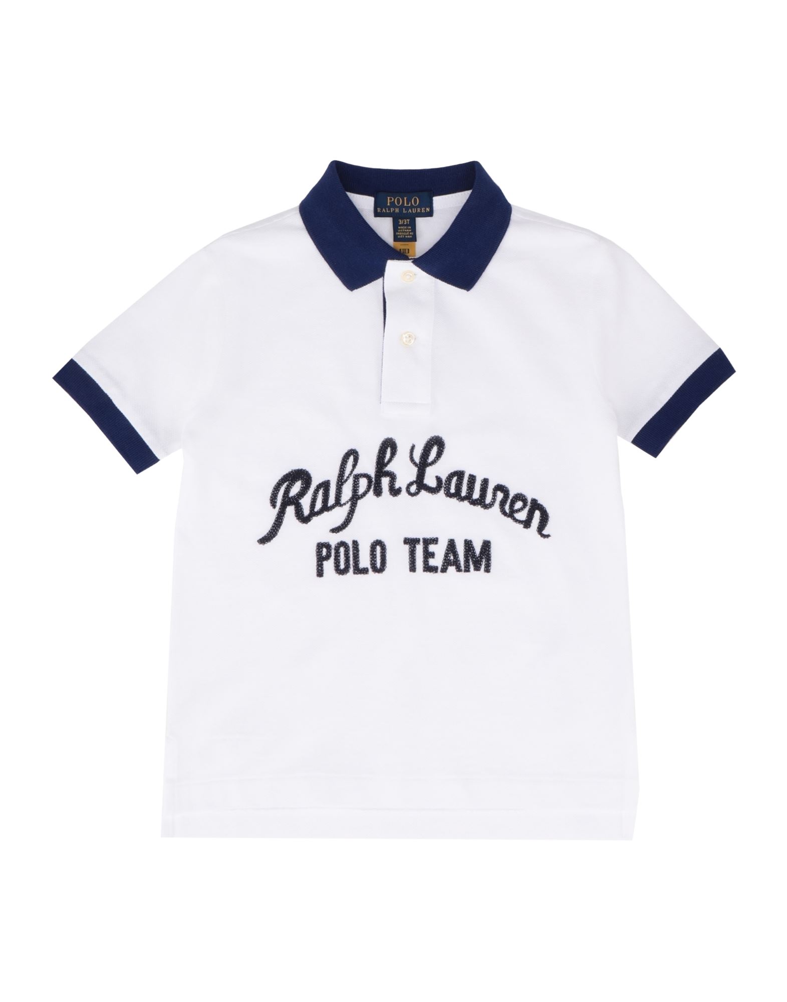 ＜YOOX＞ ★41%OFF！RALPH LAUREN ガールズ 3-8 歳 ポロシャツ ホワイト 3 コットン 100% Polo Team Cotton Mesh Polo Shirt画像