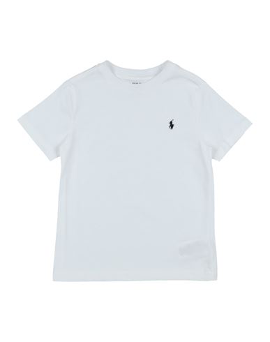 Shop Polo Ralph Lauren Cotton Jersey Crewneck Tee Toddler Boy T-shirt White Size 5 Cotton