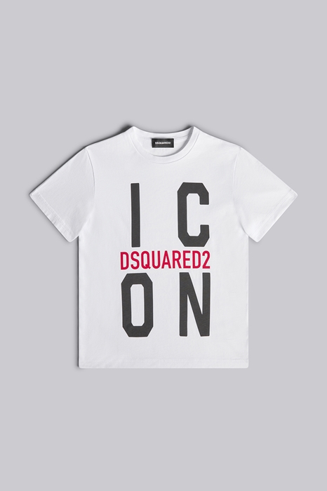 Dsquared2 Kids Short Sleeve T-shirt In White
