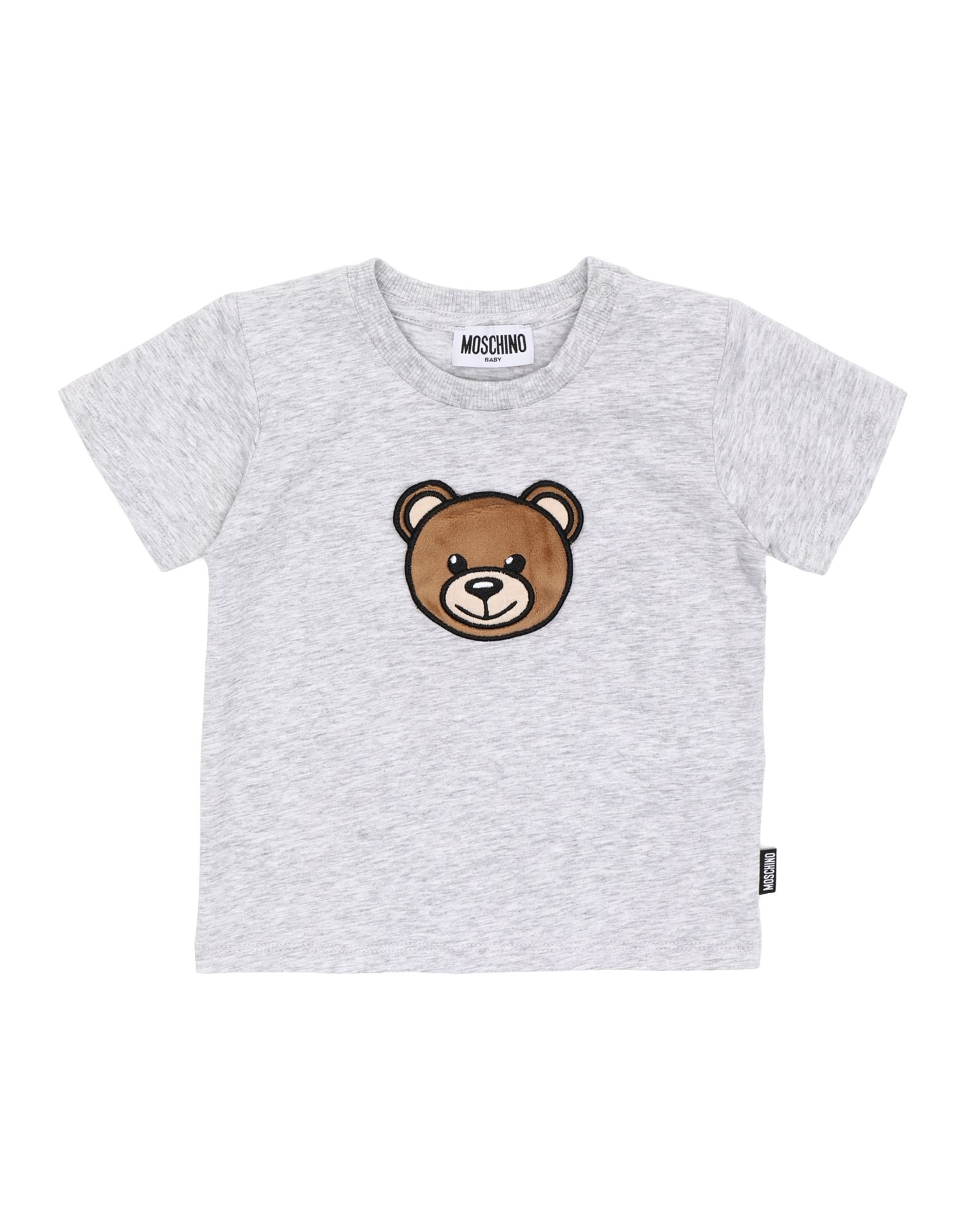 Moschino Baby T-shirts In Light Grey