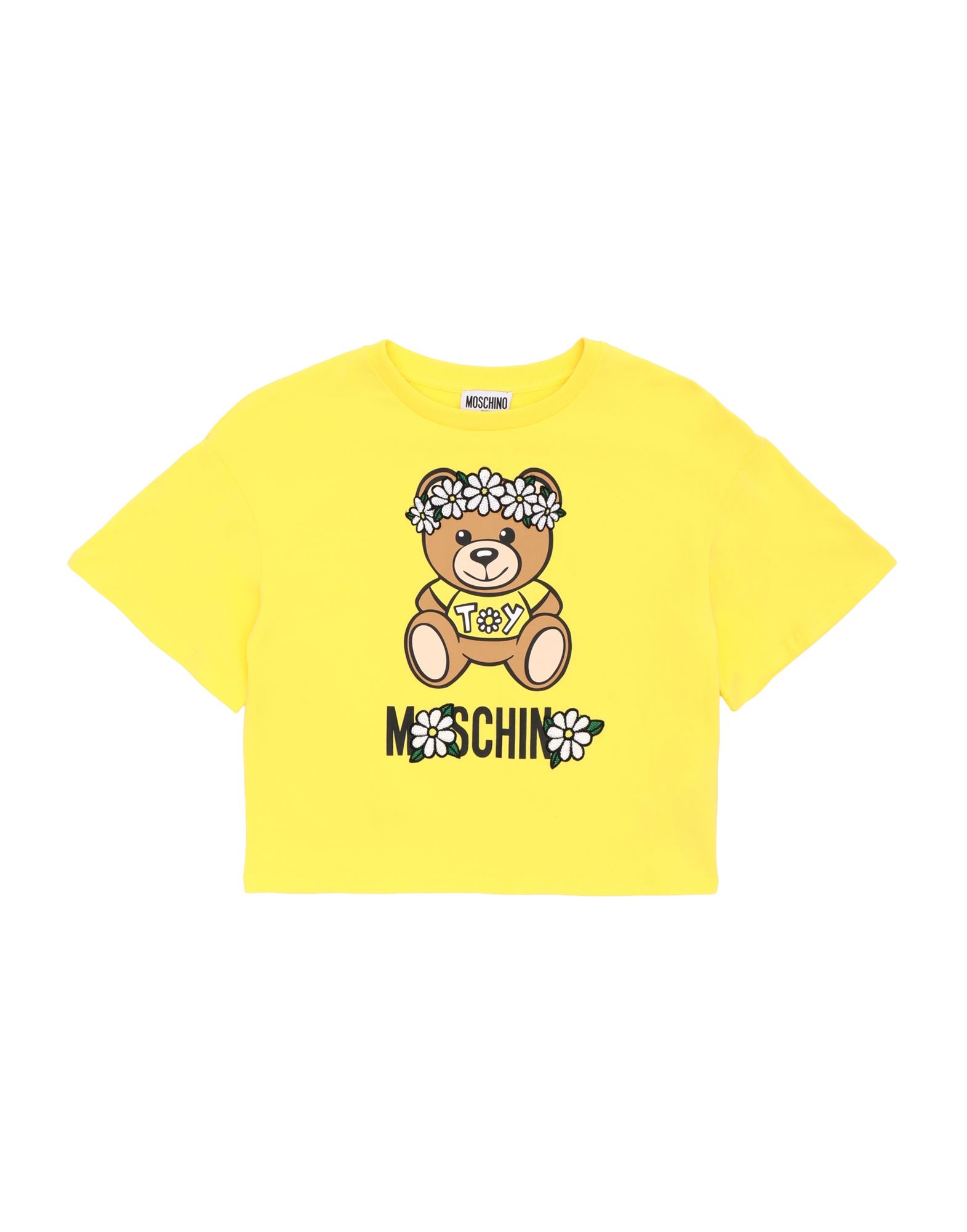Moschino Teen T-shirts In Yellow