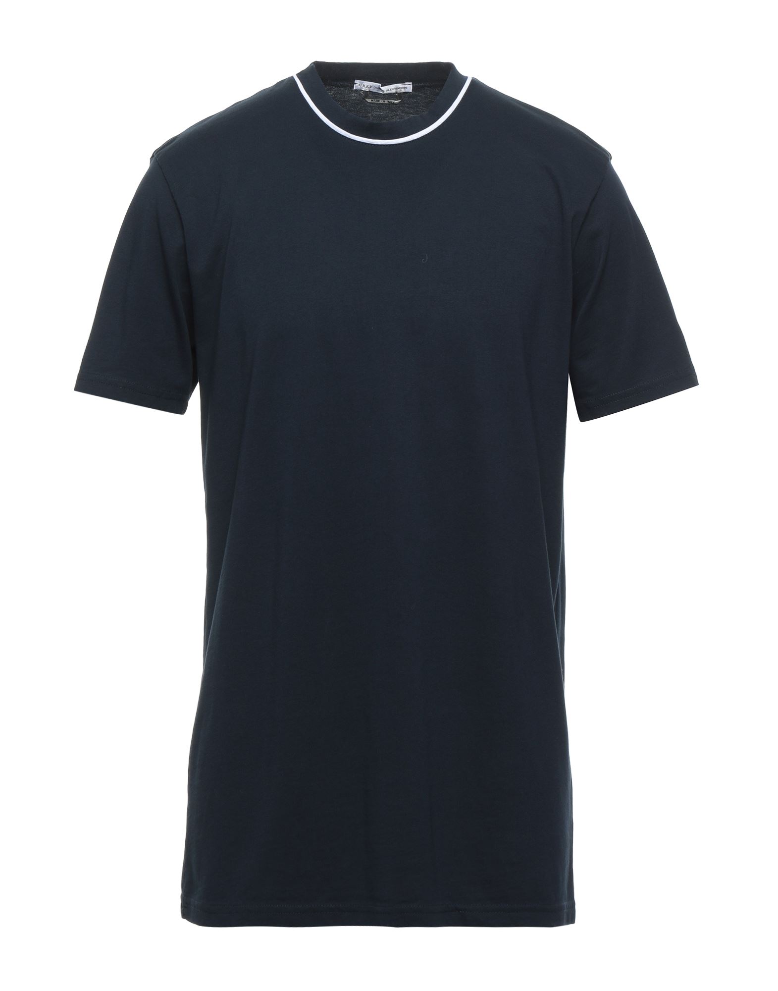Grey Daniele Alessandrini T-shirts In Dark Blue