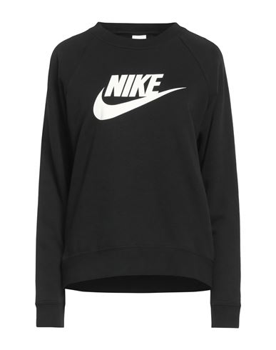 Shop Nike Woman Sweatshirt Black Size Xl Cotton, Polyester