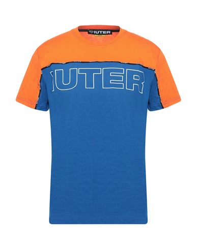 Man T-shirt Orange Size S Cotton