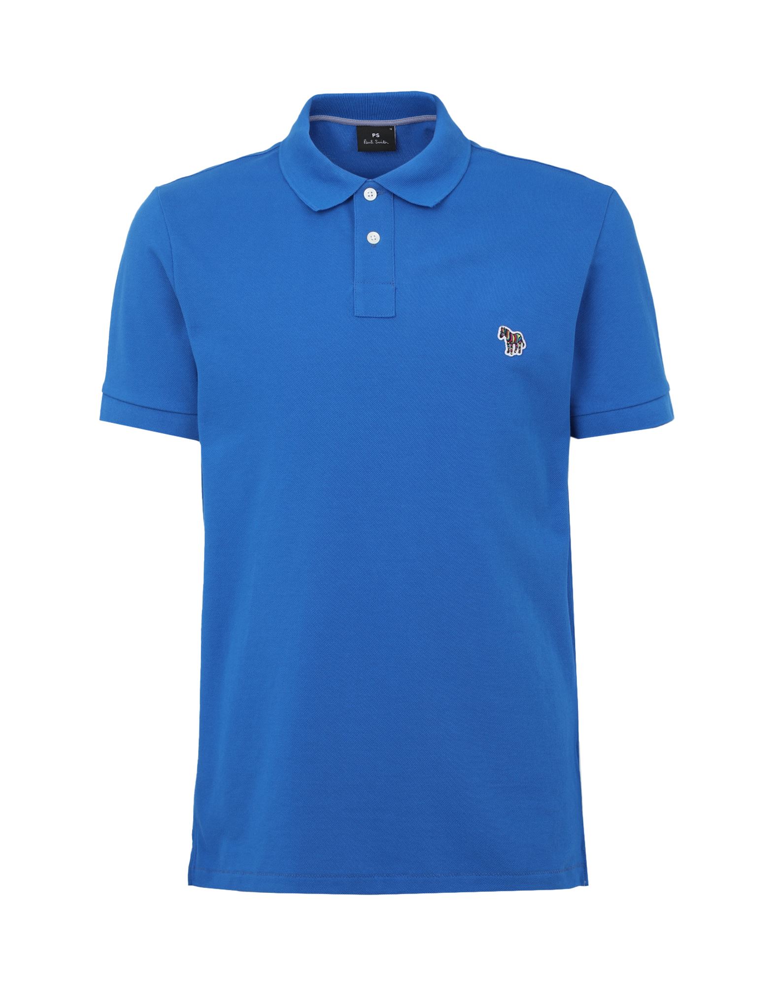 Ps By Paul Smith Polo Shirts In Blue