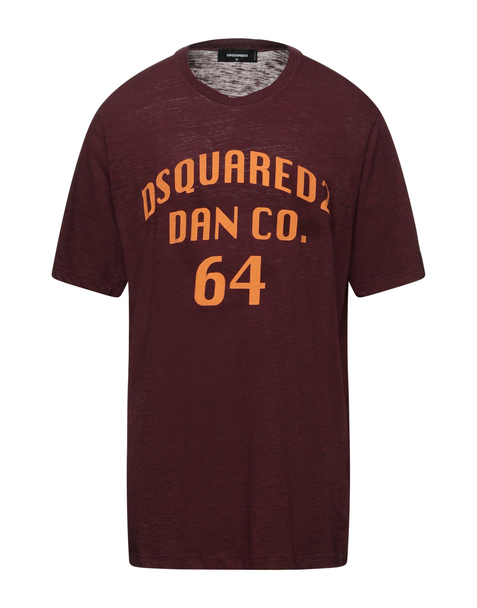 《セール開催中》DSQUARED2 メンズ T シャツ ボルドー XS コットン 88% / レーヨン 12%