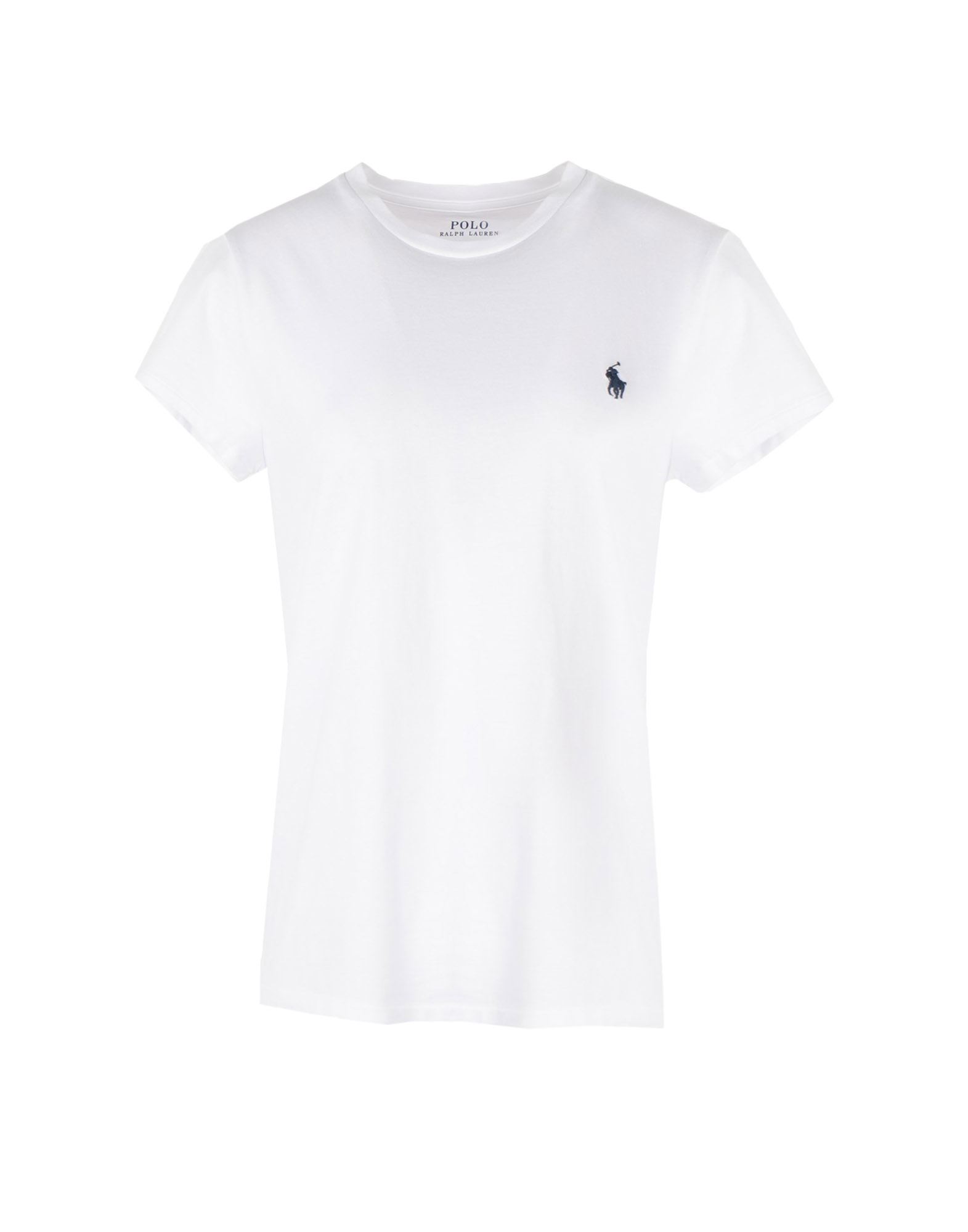 Shop Polo Ralph Lauren Woman T-shirt White Size L Cotton