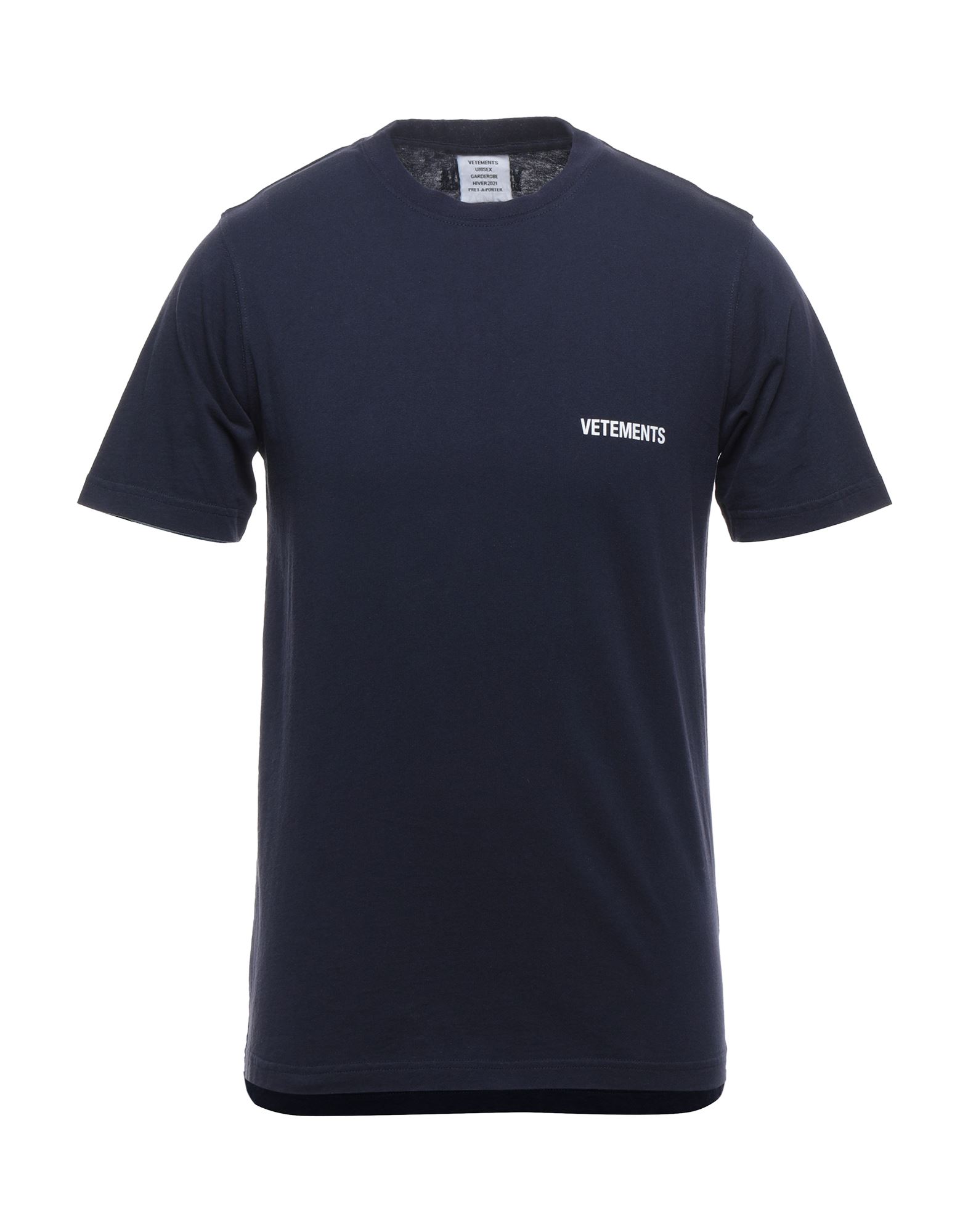 Vetements T-shirts In Blue