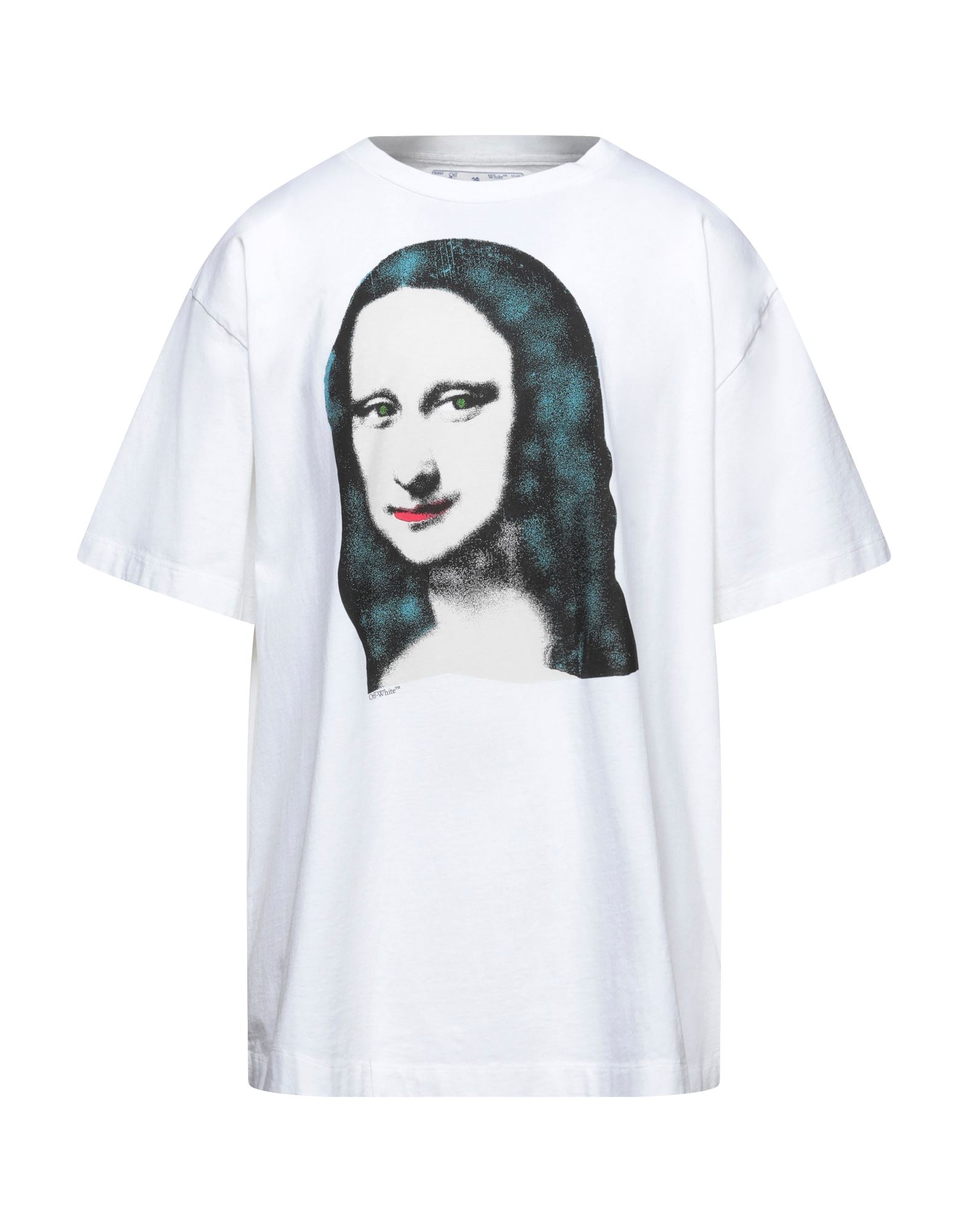 Off-white Mona Lisa-print Oversized T-shirt In White