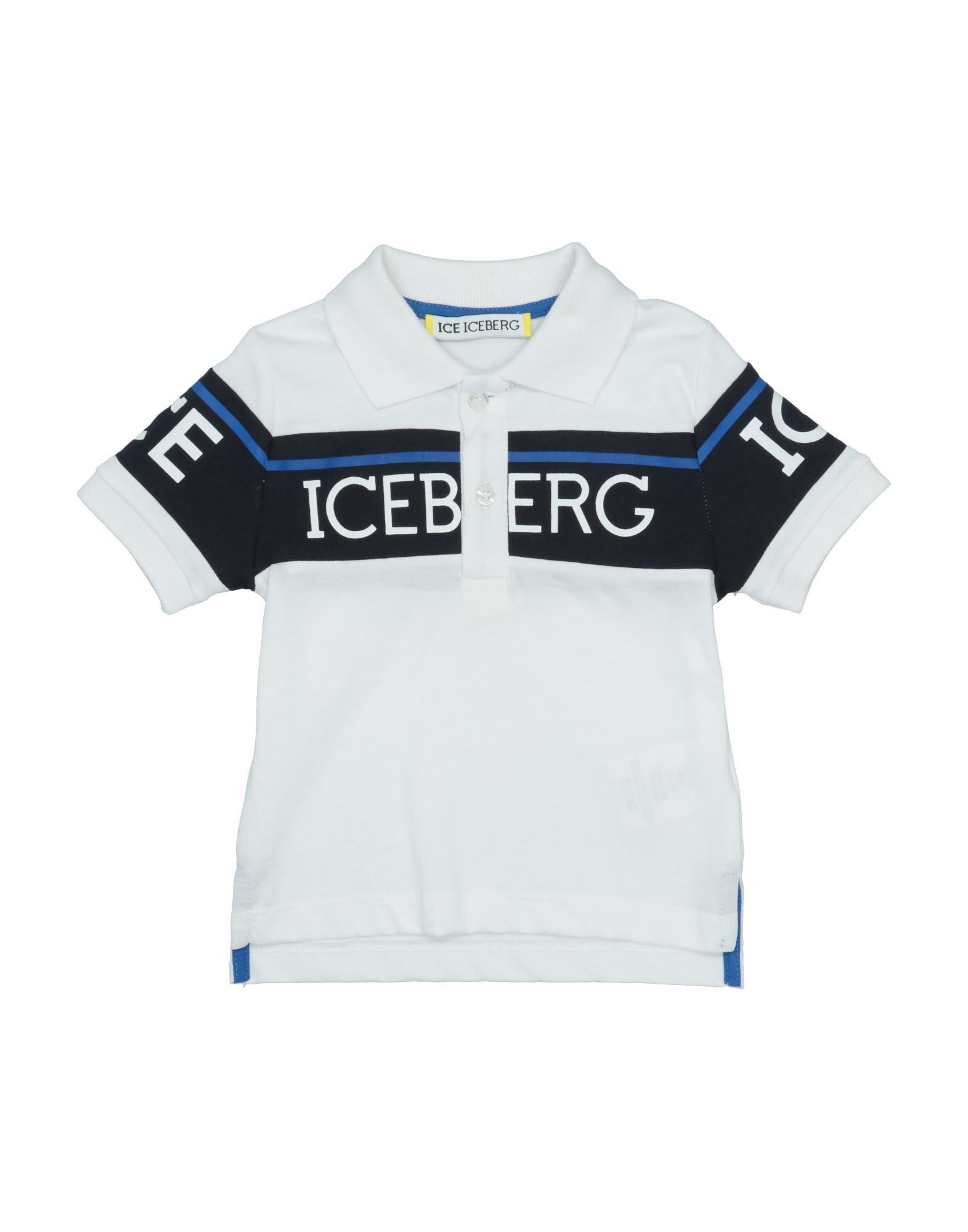 ＜YOOX＞ ★ICE ICEBERG ボーイズ 0-24 ヶ月 ポロシャツ ホワイト 6 コットン 100%