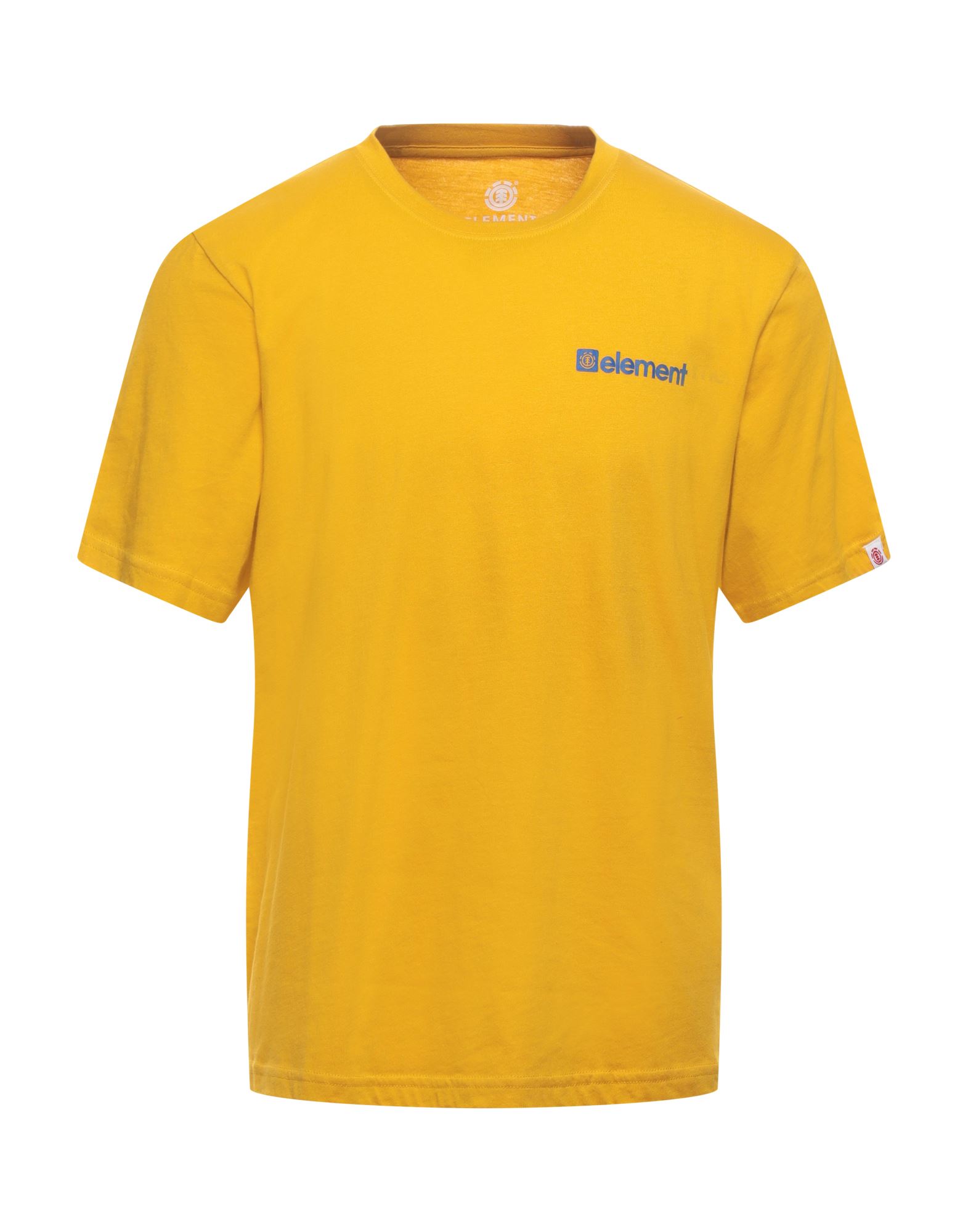 Shop Element Man T-shirt Ocher Size Xs Cotton In Yellow