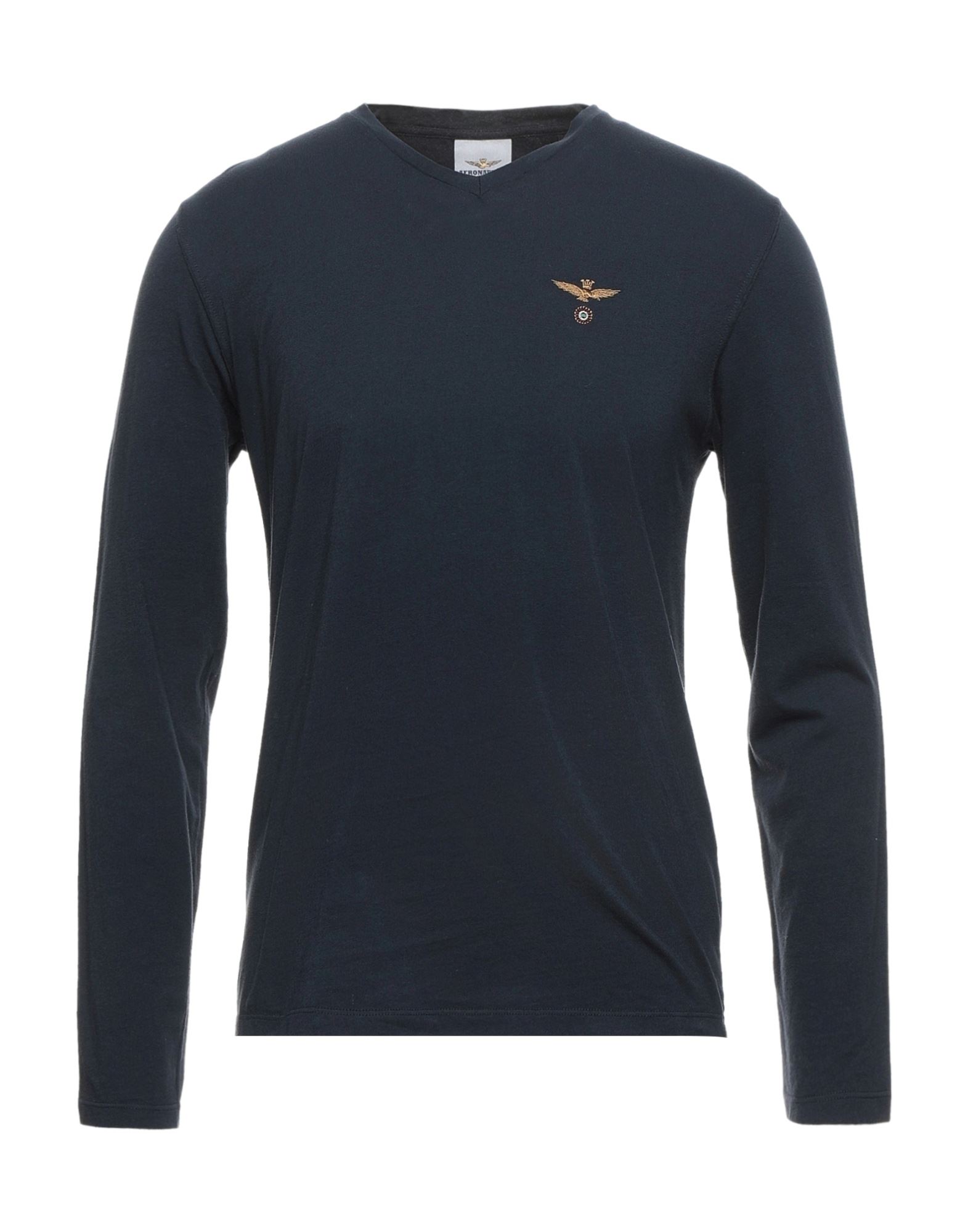 Aeronautica Militare Blue Cotton Men's Underwear T-Shirt main image 1