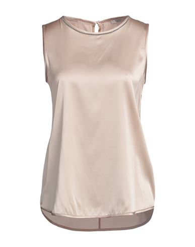 Peserico Woman Top Blush Size 14 Silk, Elastane In Pink
