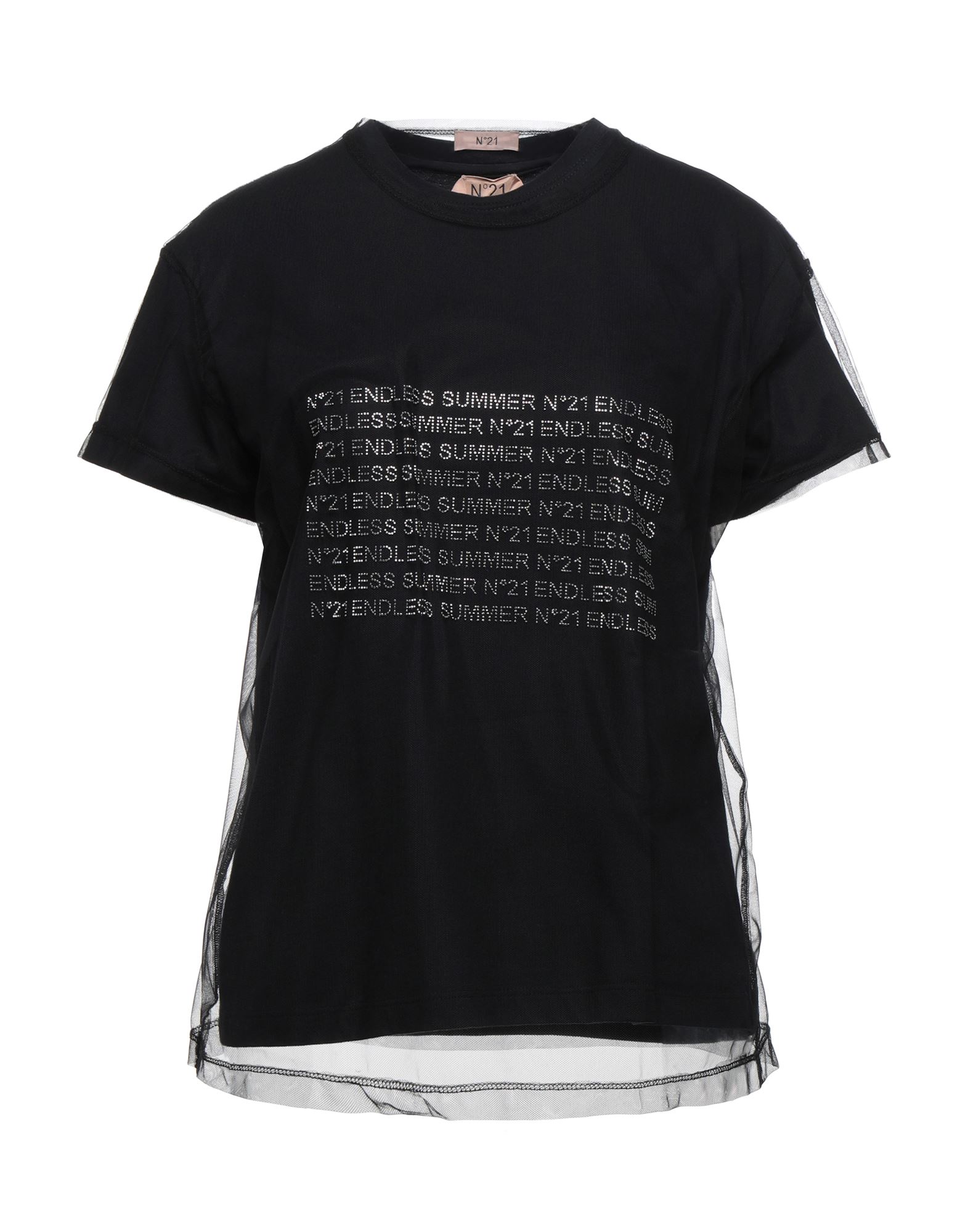 Ndegree21 T-shirts In Black