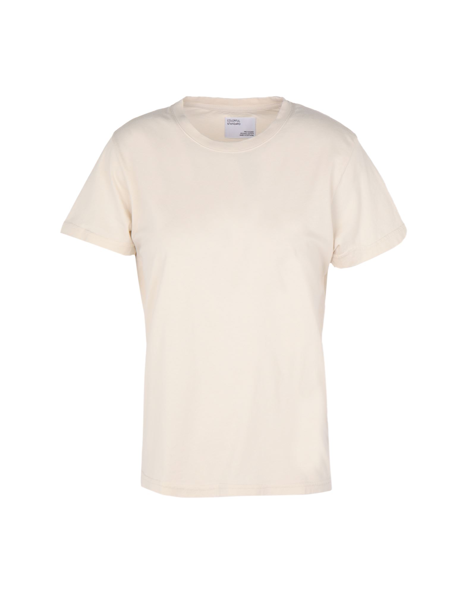Shop Colorful Standard Woman T-shirt Ivory Size Xl Organic Cotton In White