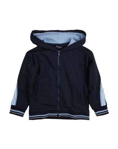 Monnalisa Toddler Boy Sweatshirt Midnight Blue Size 5 Cotton In Blue