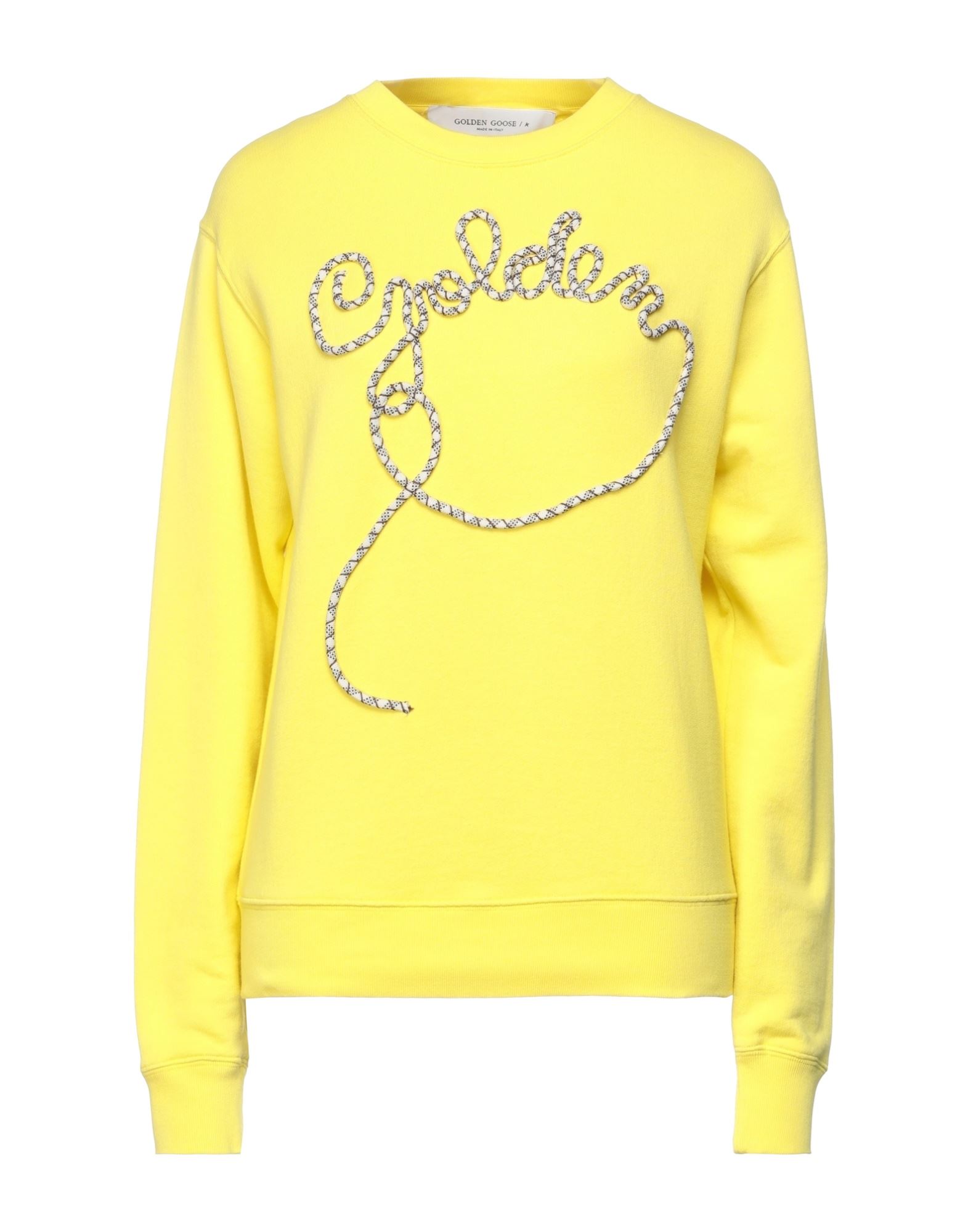 Golden Goose Sweatshirts In Yellow