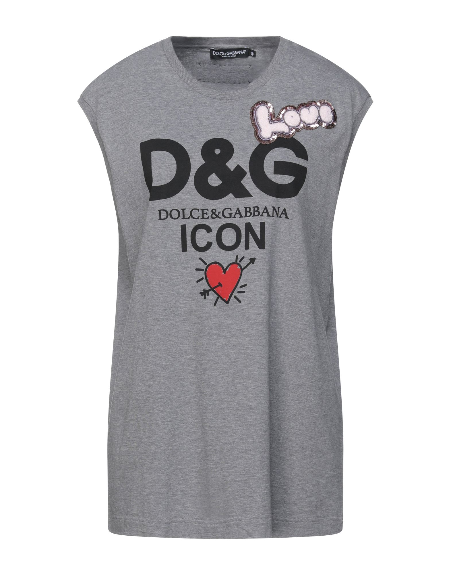 Dolce & Gabbana T-shirts In Grey