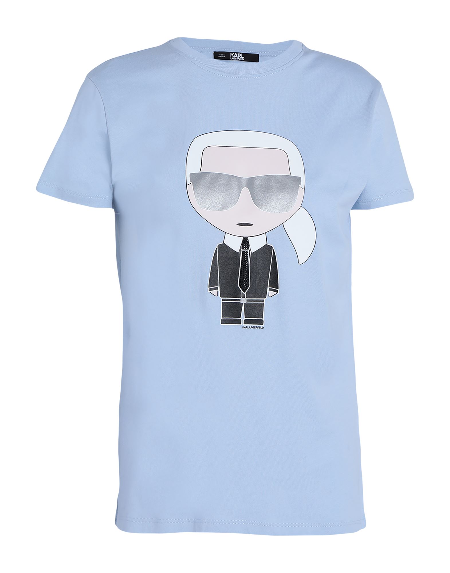 Karl Lagerfeld T-shirts In Sky Blue