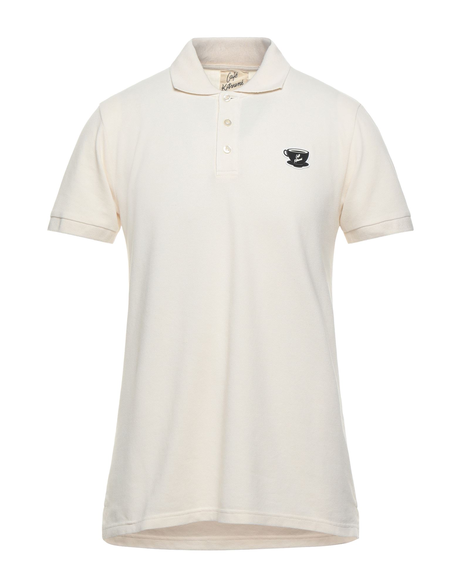 Café Kitsuné Polo Shirts In Ivory