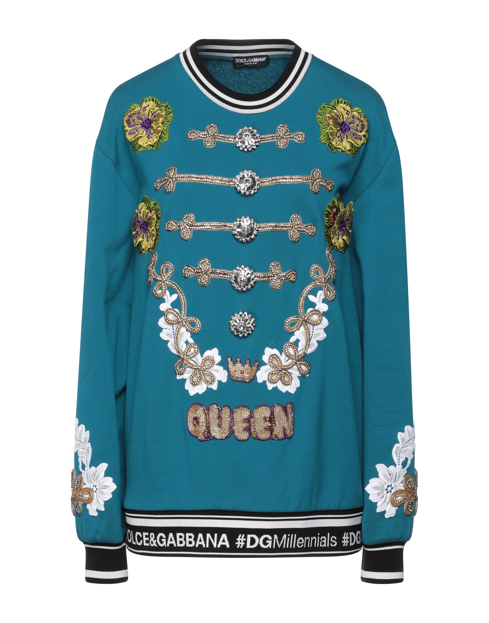 Dolce & Gabbana Sweatshirts In Deep Jade
