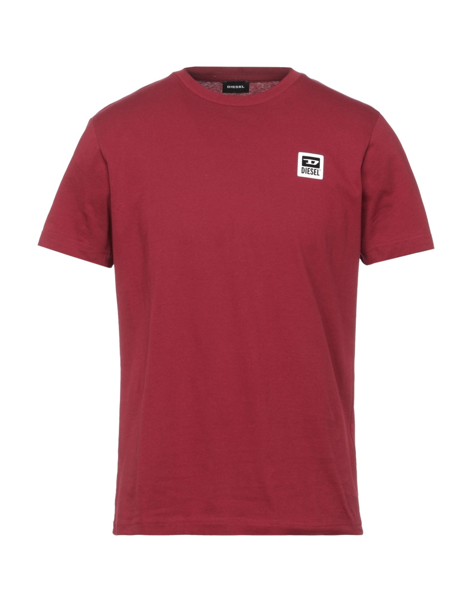 Diesel T-shirts In Maroon